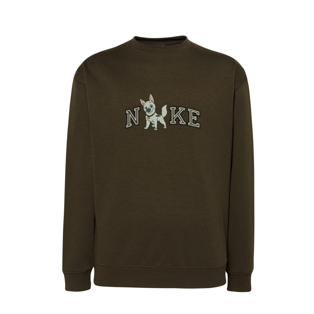 Personalizowana bluza bez kaptura z napisem i haftem z twojego zdjęcia