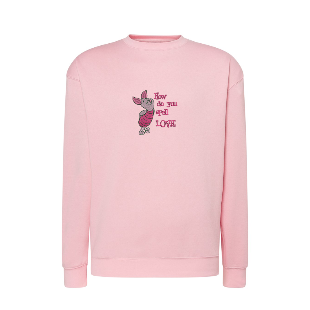 Personalizowana bluza bez kaptura z haftem z twojego zdjęcia