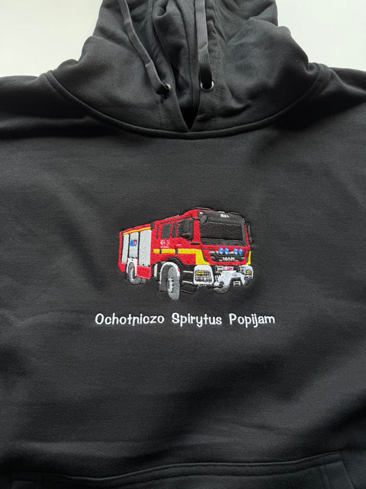 Bluza z haftem Wozu Strażackiego i napisu pod