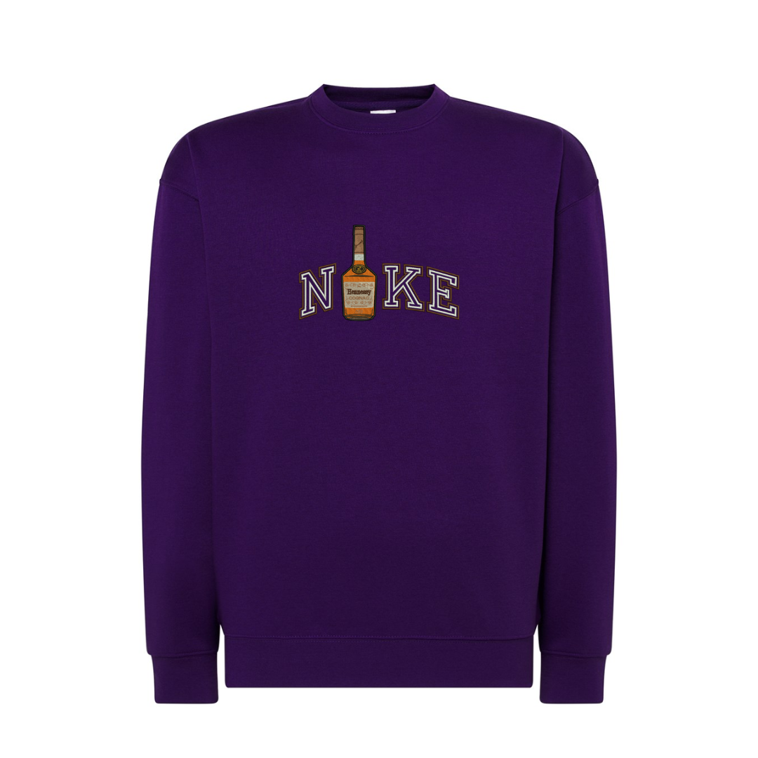 Personalizowana bluza bez kaptura z napisem i haftem z twojego zdjęcia