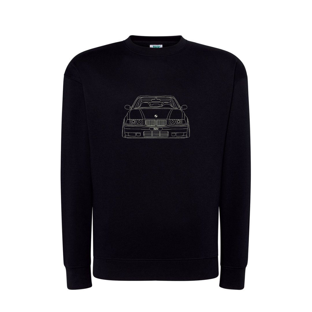 Personalizowana bluza bez kaptura z haftem z twojego zdjęcia