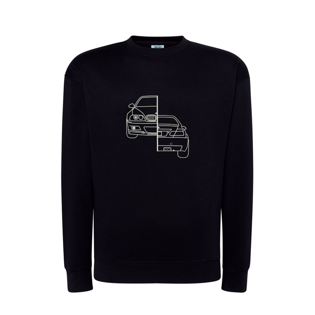 Personalizowana bluza bez kaptura z haftem z twojego zdjęcia