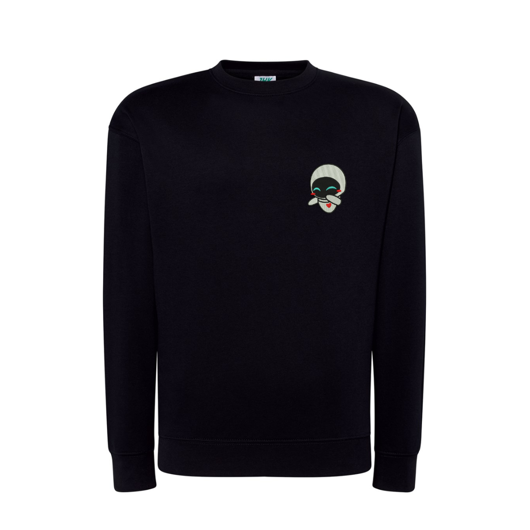 Personalizowana bluza bez kaptura z haftem z twojego zdjęcia