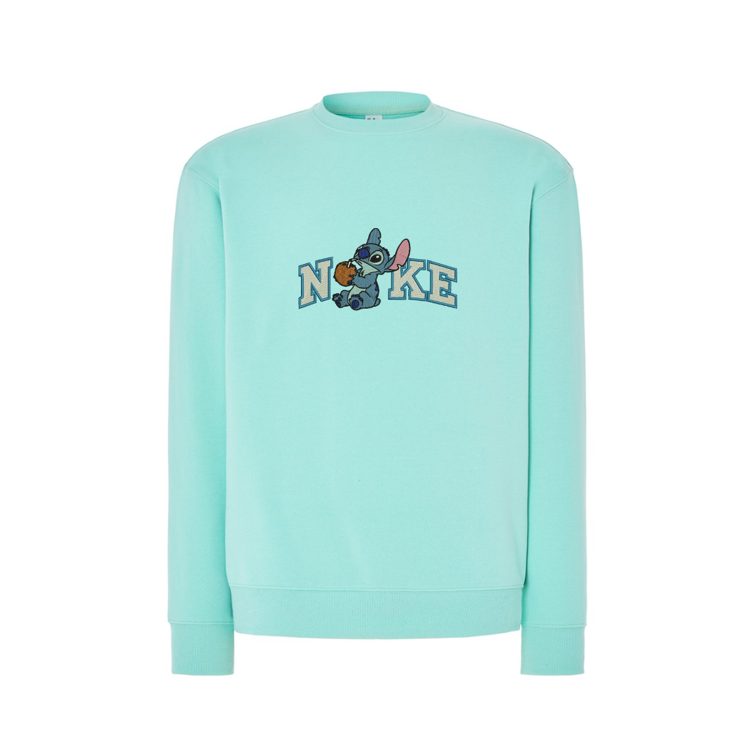 Personalizowana bluza bez kaptura z napisem i haftem z twojego zdjęcia