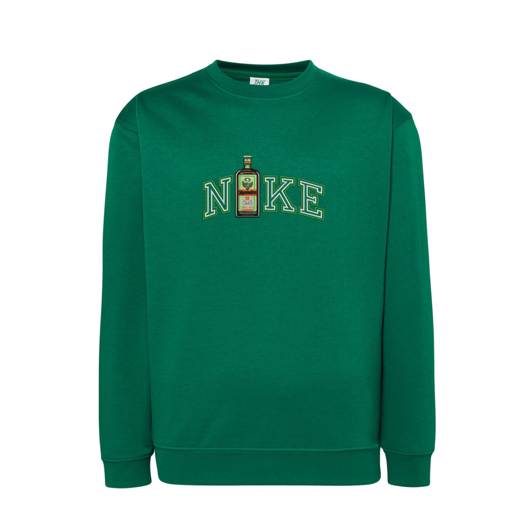 Personalizowana bluza bez kaptura z napisem i haftem z twojego zdjęcia