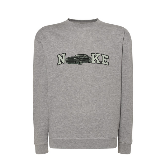 Personalizowana bluza bez kaptura z napisem i haftem z twojego zdjęcia