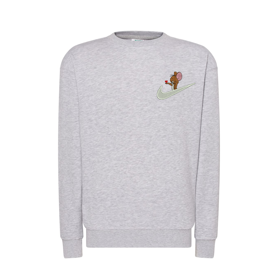 Personalizowana bluza bez kaptura z haftem z twojego zdjęcia