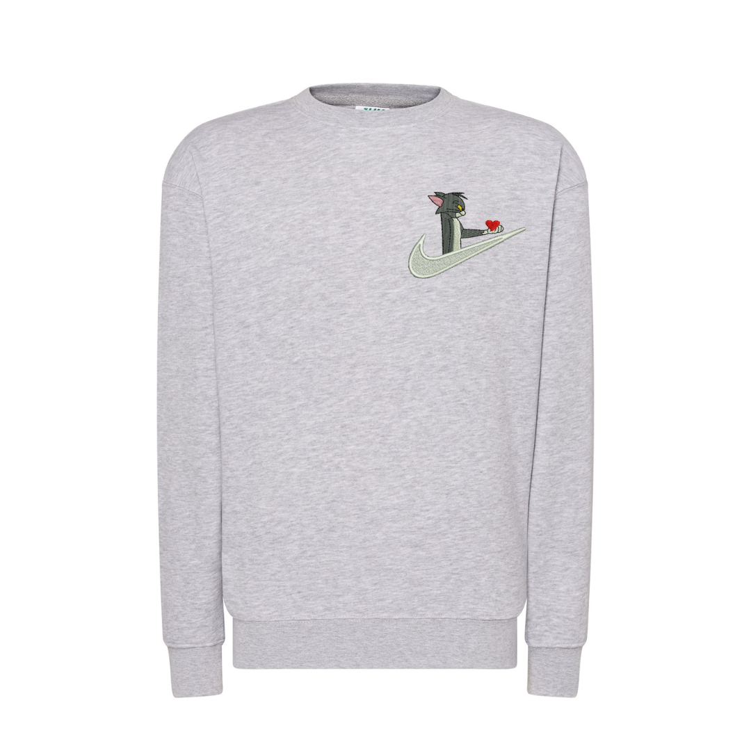 Personalizowana bluza bez kaptura z haftem z twojego zdjęcia