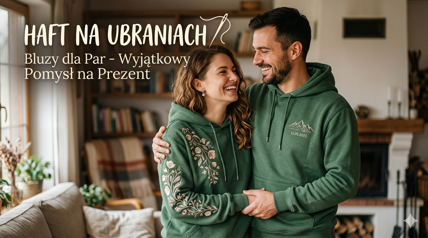 Haft na ubraniach – bluzy dla par jako wyjątkowy pomysł na prezent