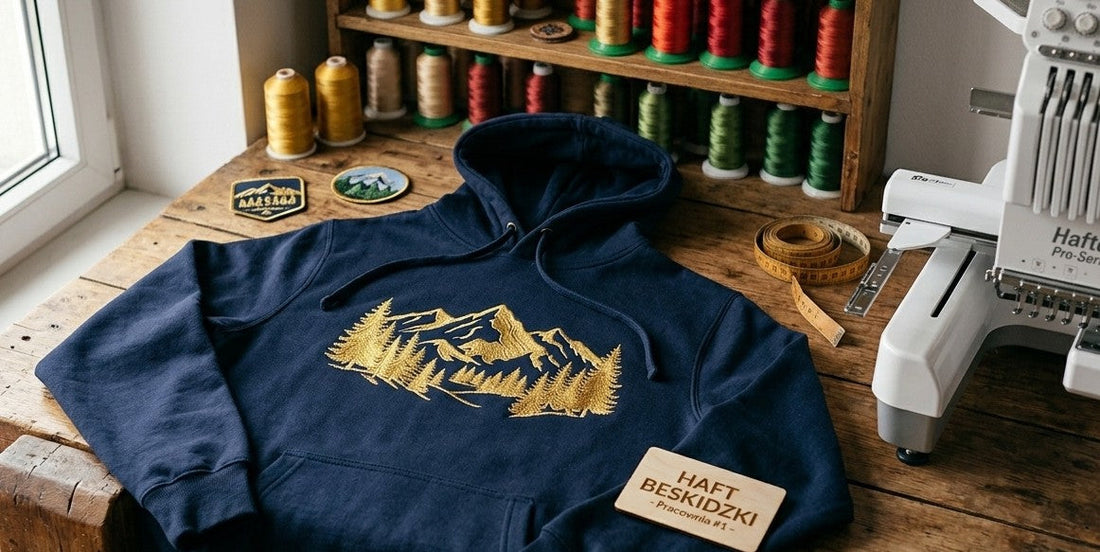 Bluza z haftem komputerowym w Żywcu – personalizowana odzież CustomClothes.pl Podbeskidzie