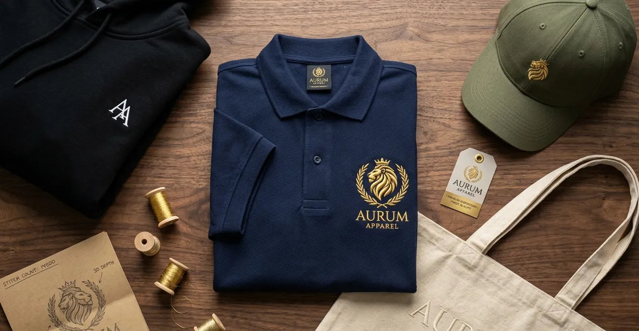 Haft logo na własnej marce odzieżowej – polo, bluza, czapka i torba z haftem komputerowym, CustomClothes.pl Bielsko-Biała
