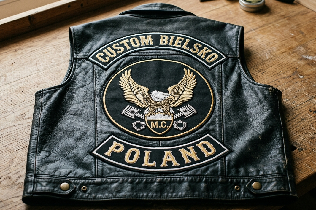 naszywka motocyklowa z haftem od 1 sztuki
