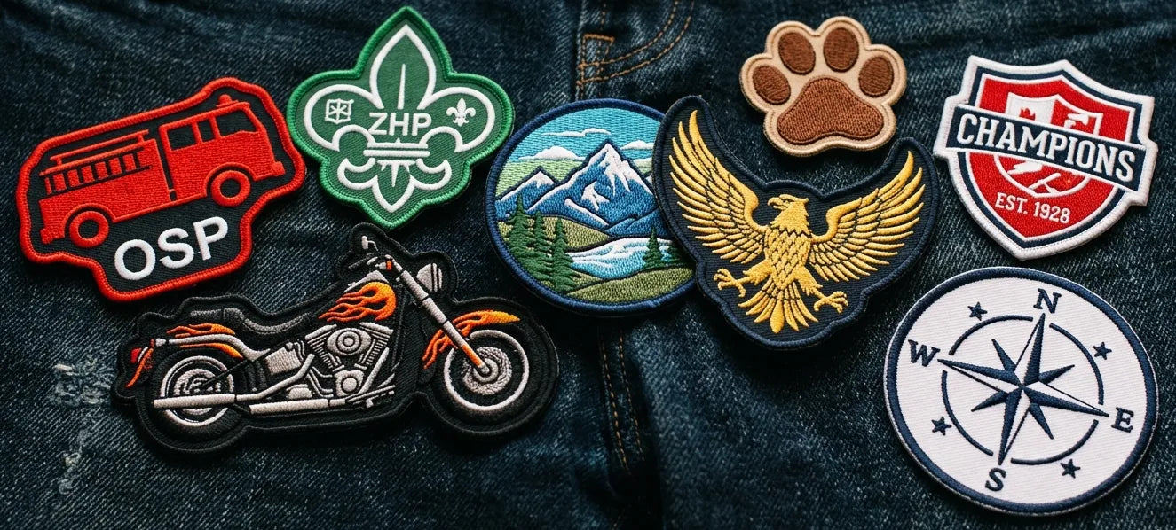Naszywki haftowane na zamówienie od 1 sztuki – strażackie, harcerskie, motocyklowe i inne, CustomClothes.pl Bielsko-Biała