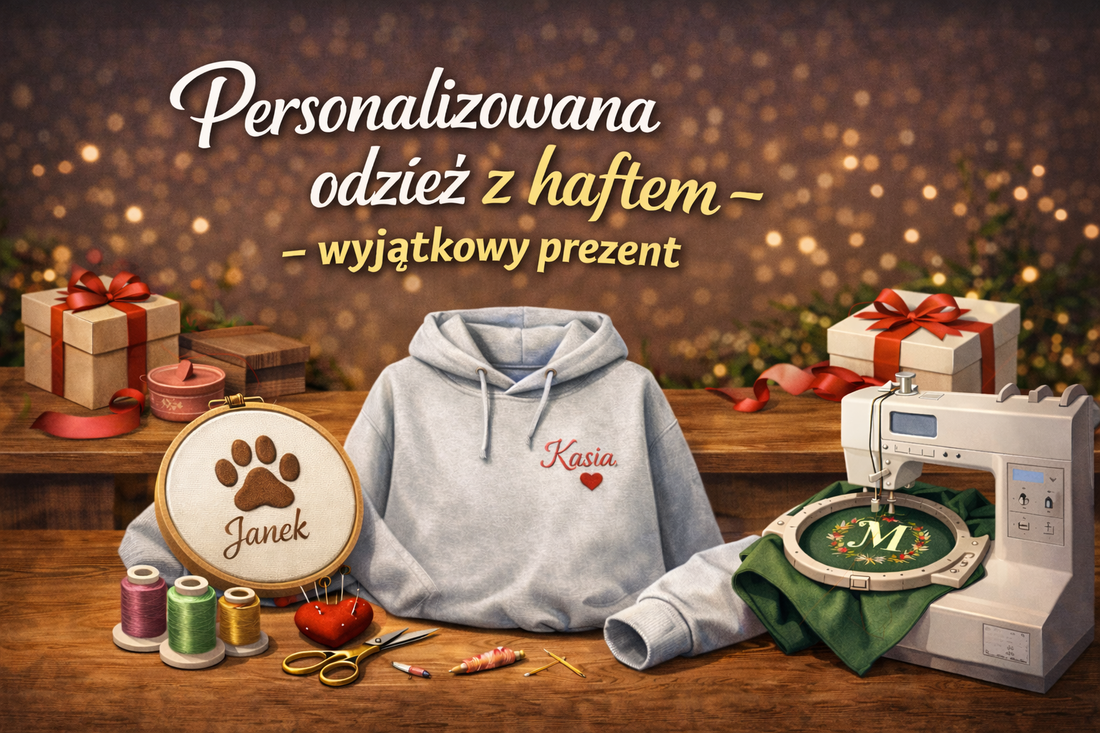Personalizowana odzież z haftem – wyjątkowy prezent z charakterem