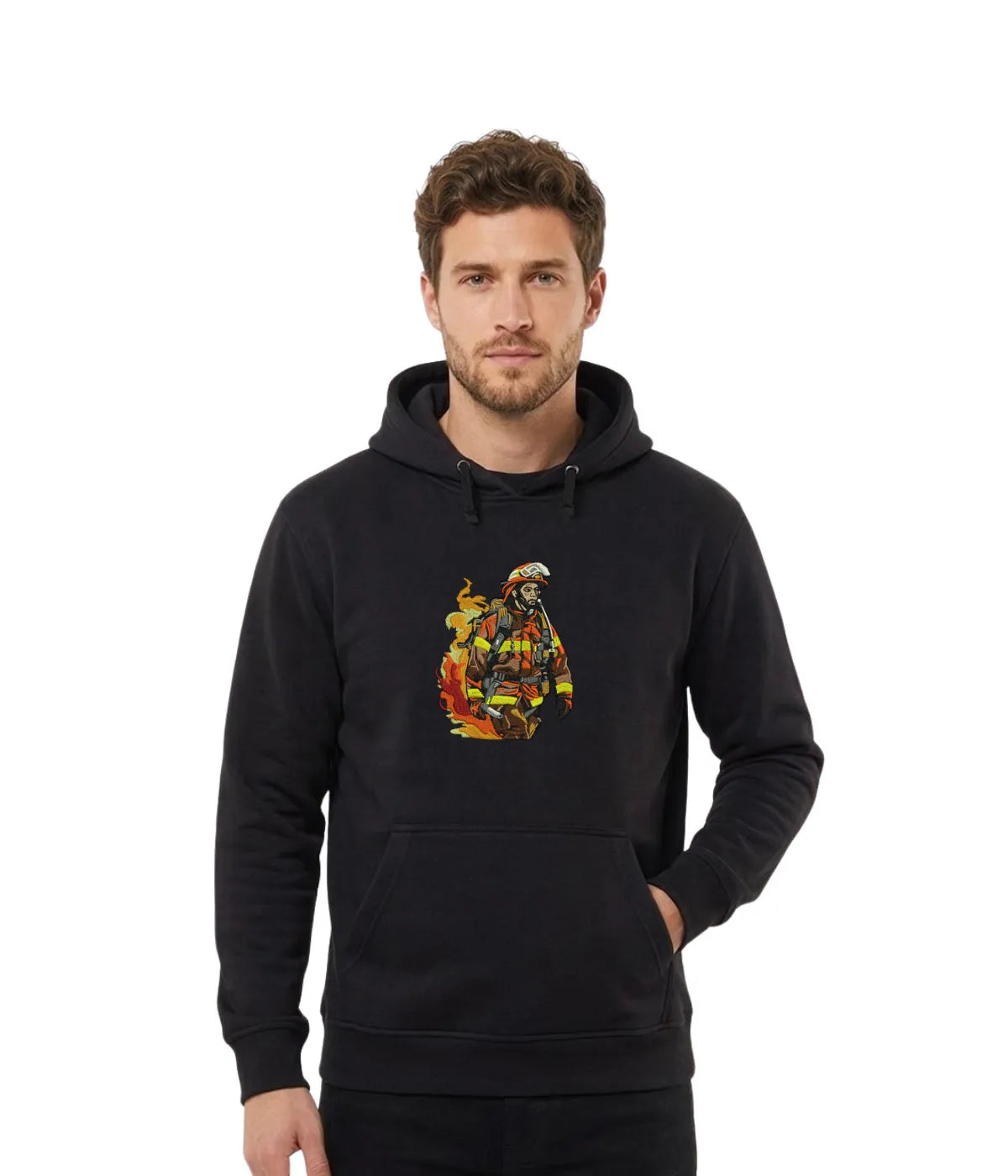 Bluza strażacka z haftem komputerowym - prezent dla strażaka OSP | CustomClothes.pl