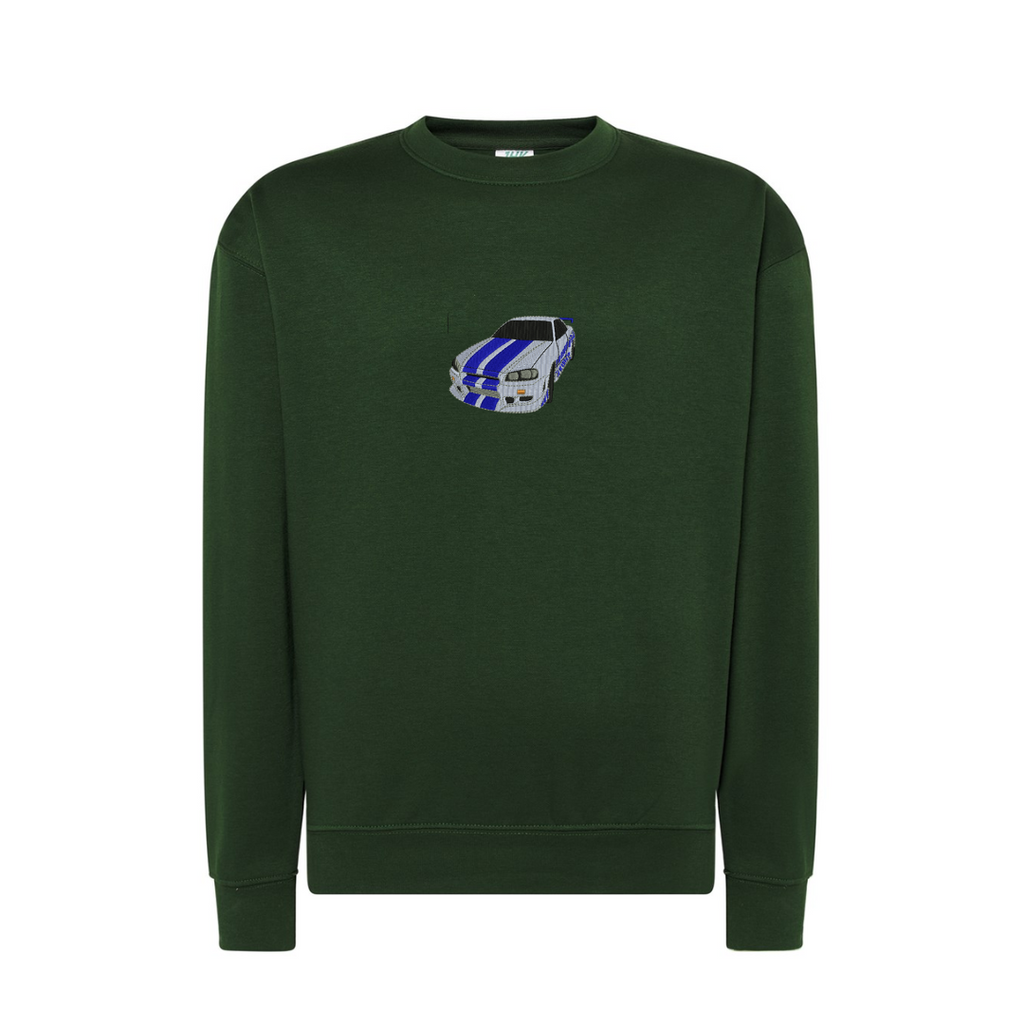 Personalizowana bluza bez kaptura z haftem z twojego zdjęcia - CustomClothes.pl