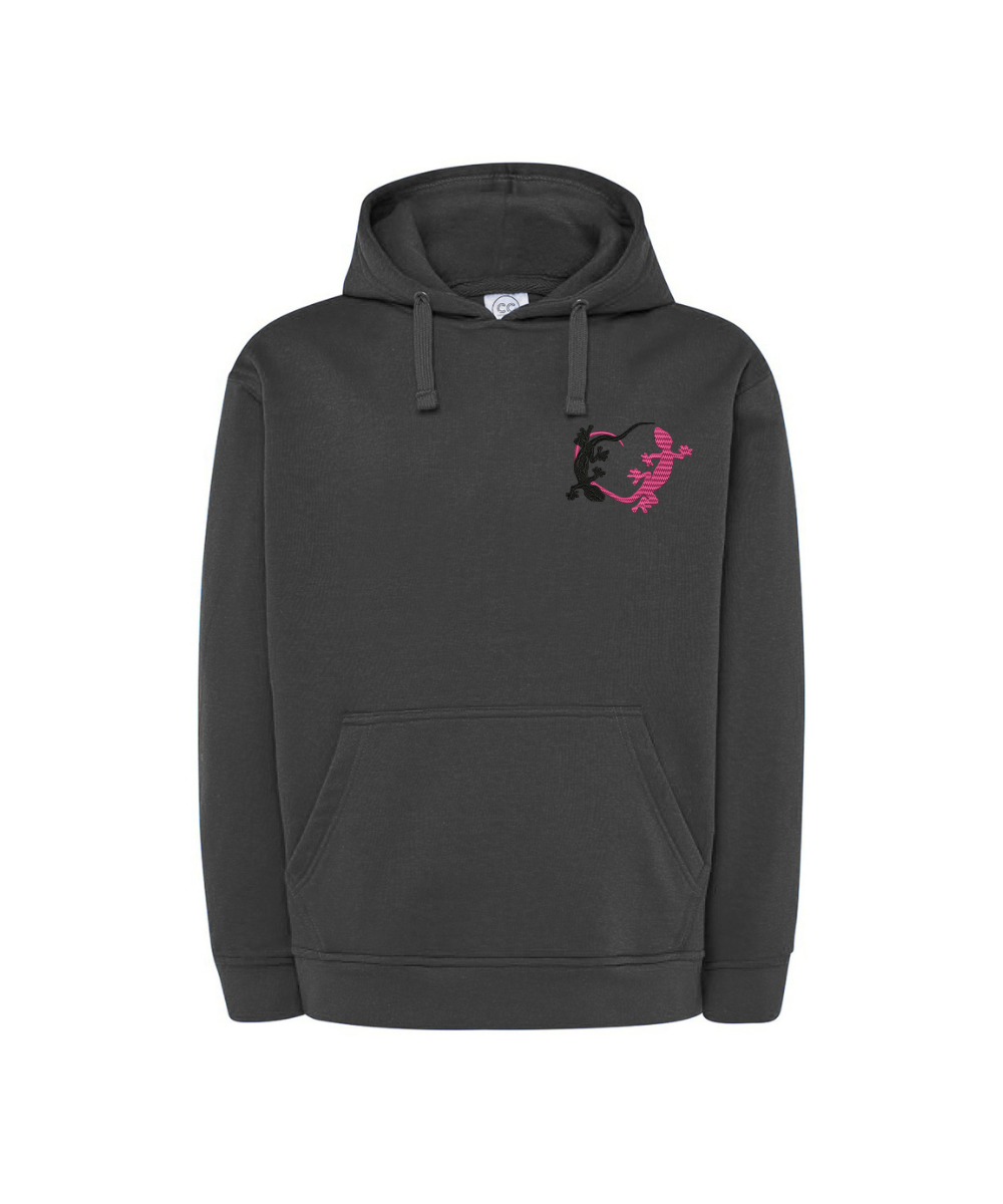 Bluza z haftem jaszczurek dla par