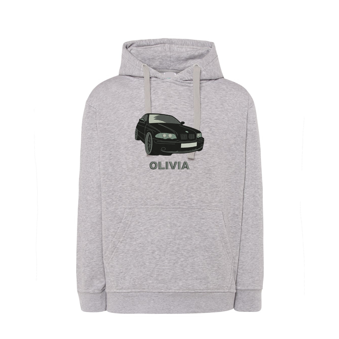 Personalizowana bluza z kapturem z napisem i haftem z twojego zdjęcia - CustomClothes.pl