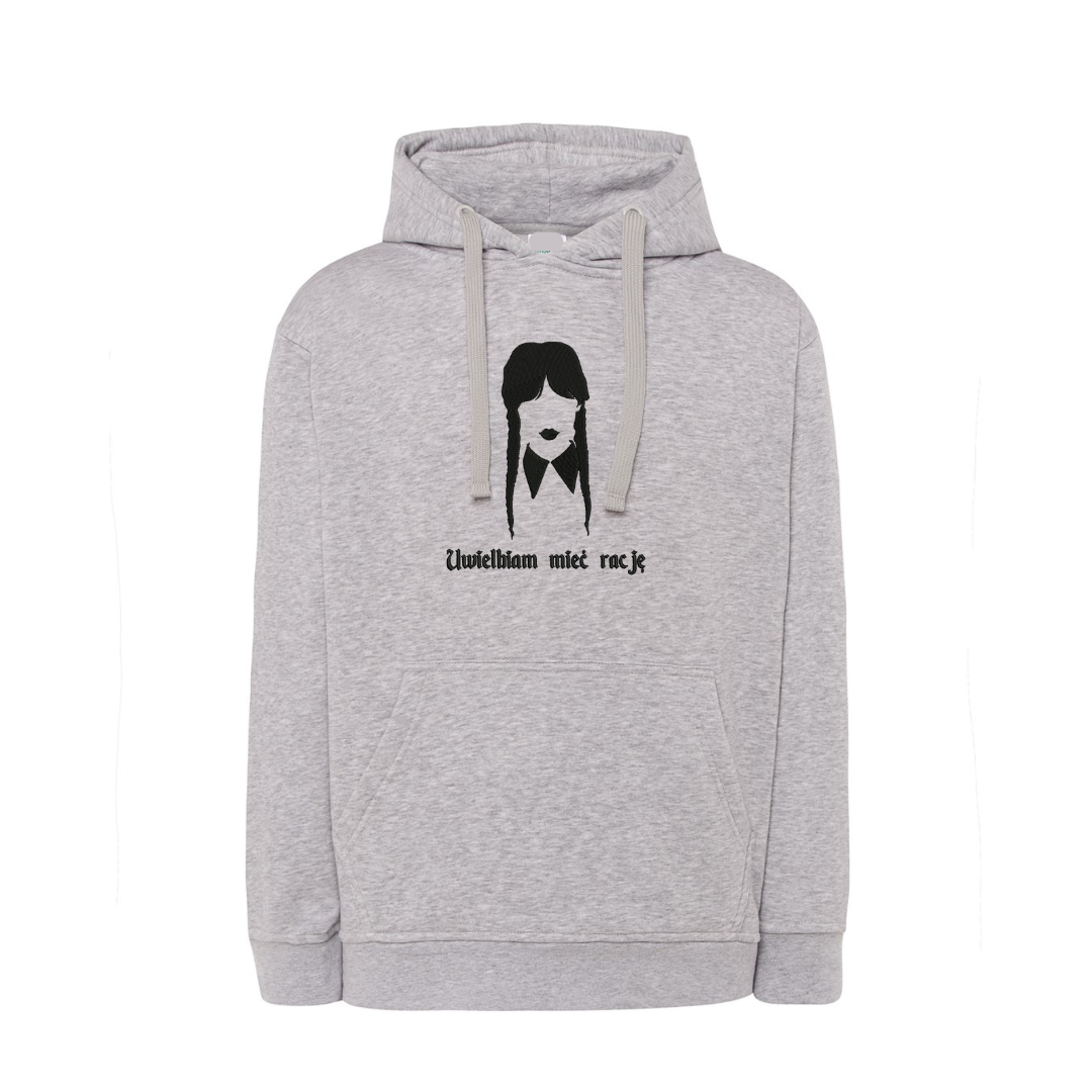 Personalizowana bluza z kapturem z napisem i haftem z twojego zdjęcia