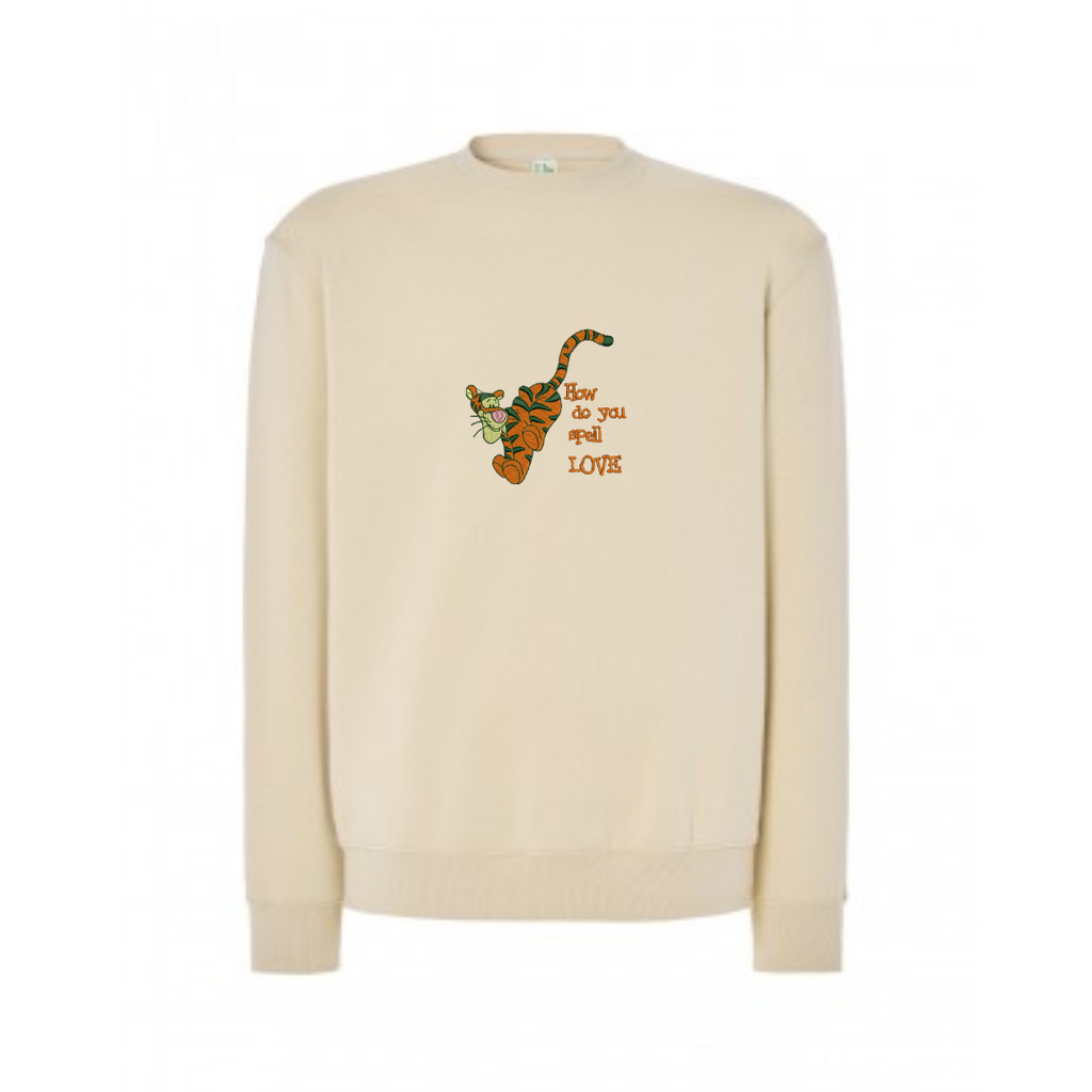 Personalizowana bluza bez kaptura z haftem z twojego zdjęcia - CustomClothes.pl