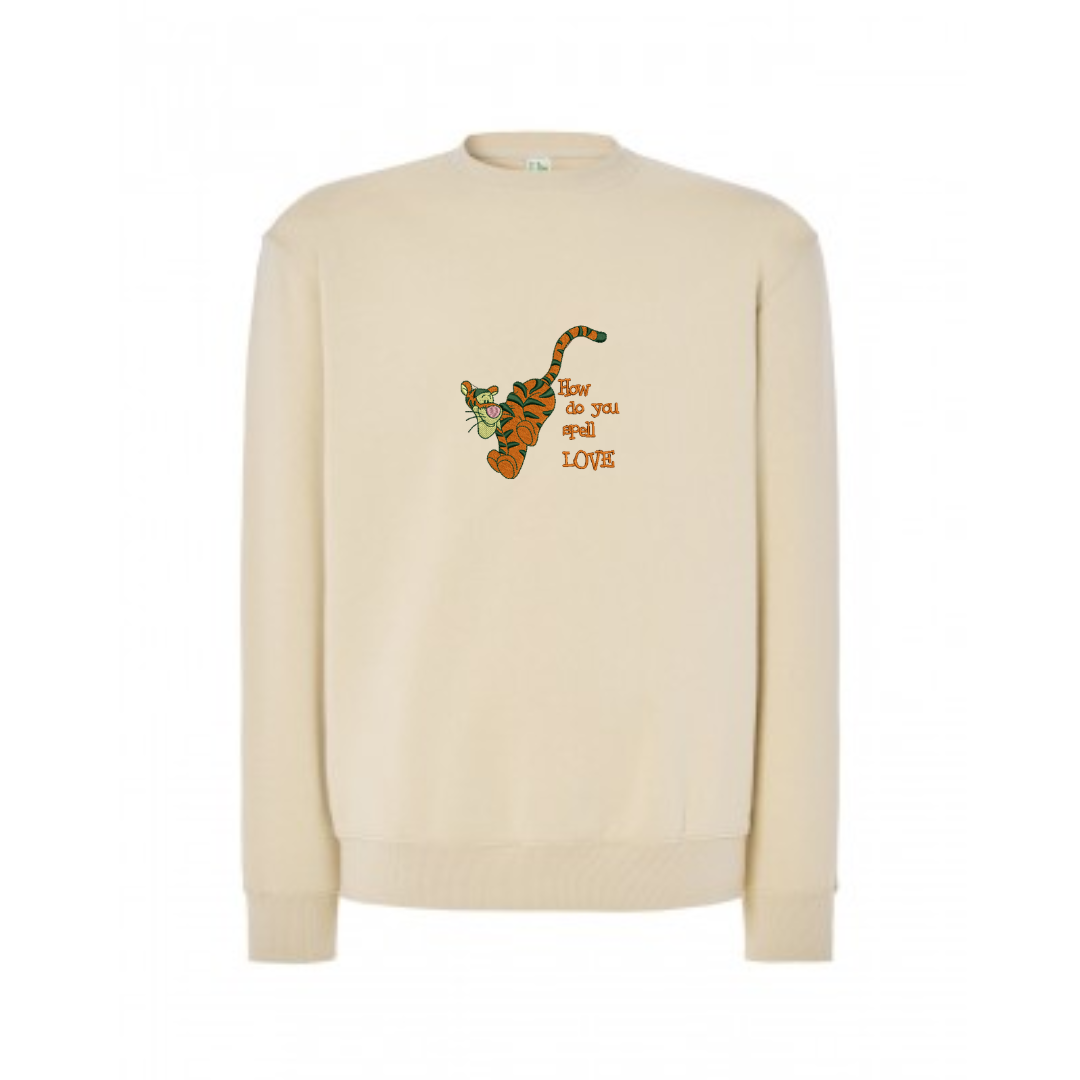 Personalizowana bluza bez kaptura z haftem z twojego zdjęcia - CustomClothes.pl