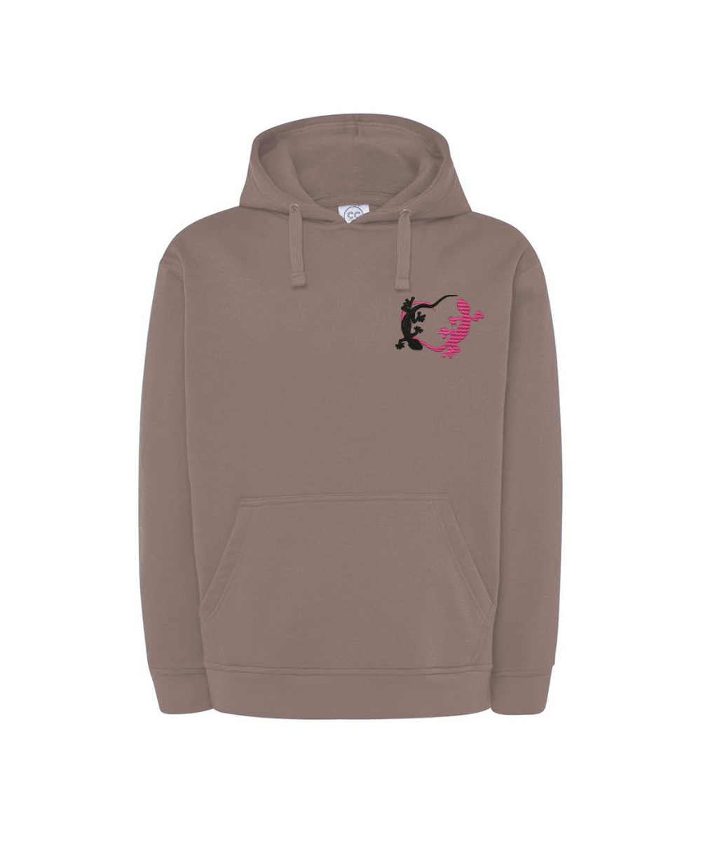 Bluza z haftem jaszczurek dla par