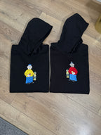 Bluza z haftem Sąsiada z butelką - CustomClothes.pl