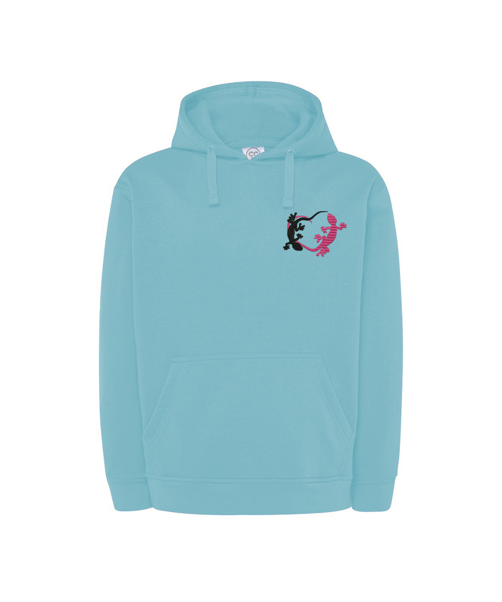 Bluza z haftem jaszczurek dla par