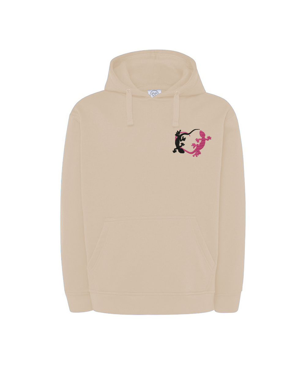 Bluza z haftem jaszczurek dla par