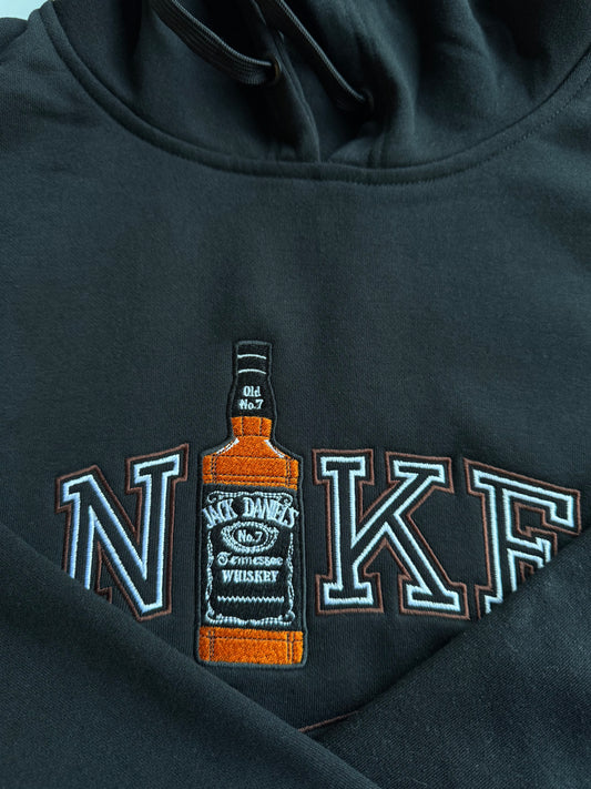 Bluza z haftem butelki Jack Daniels