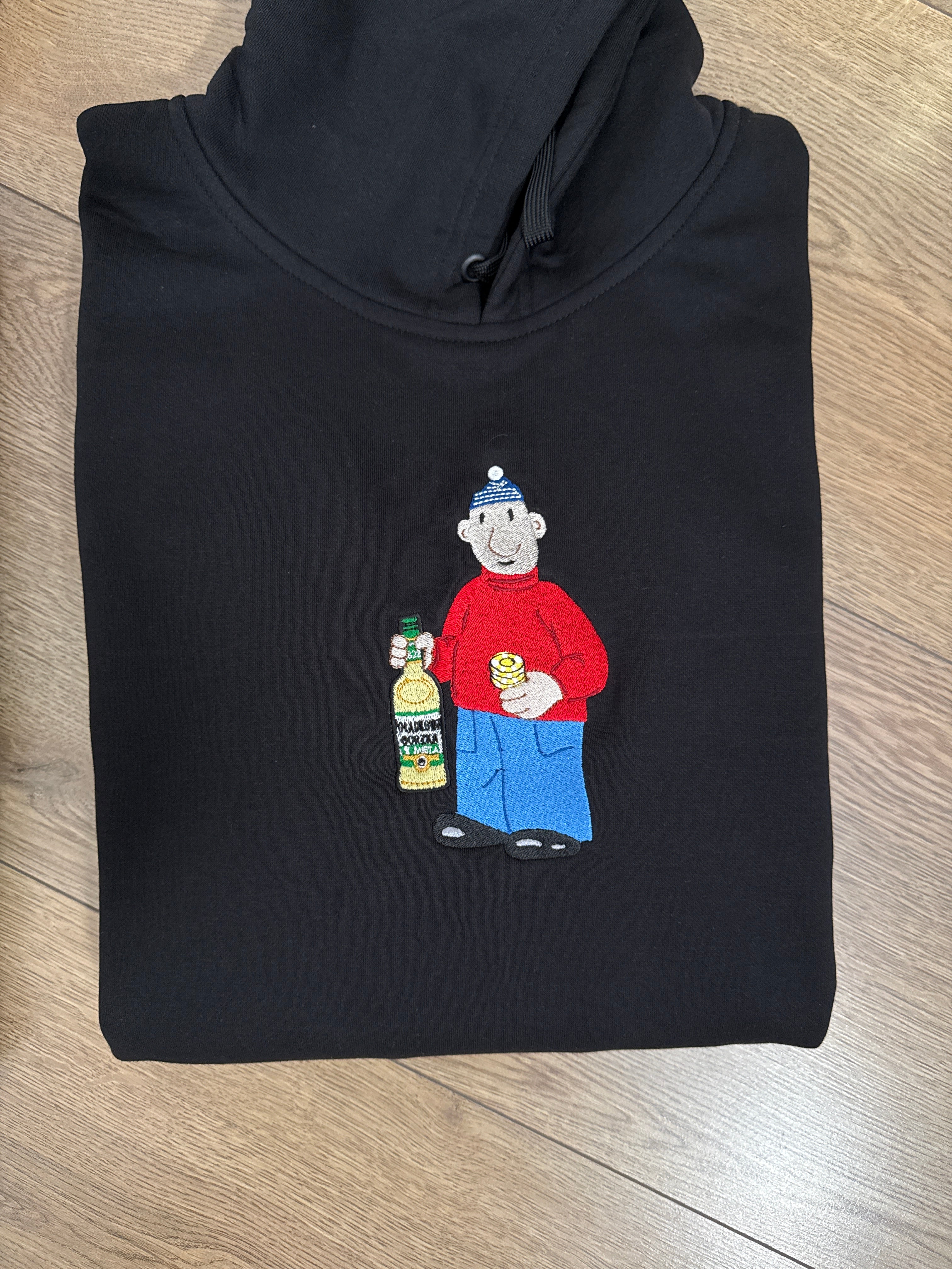 Bluza z haftem Sąsiada z butelką - CustomClothes.pl