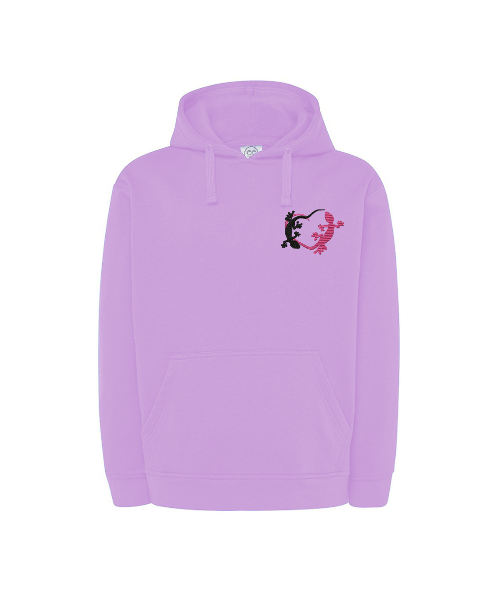 Bluza z haftem jaszczurek dla par