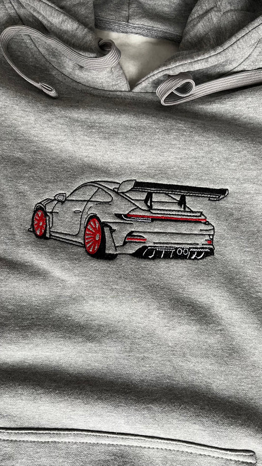 Bluza z kapturem z haftem z twojego zdjęcia