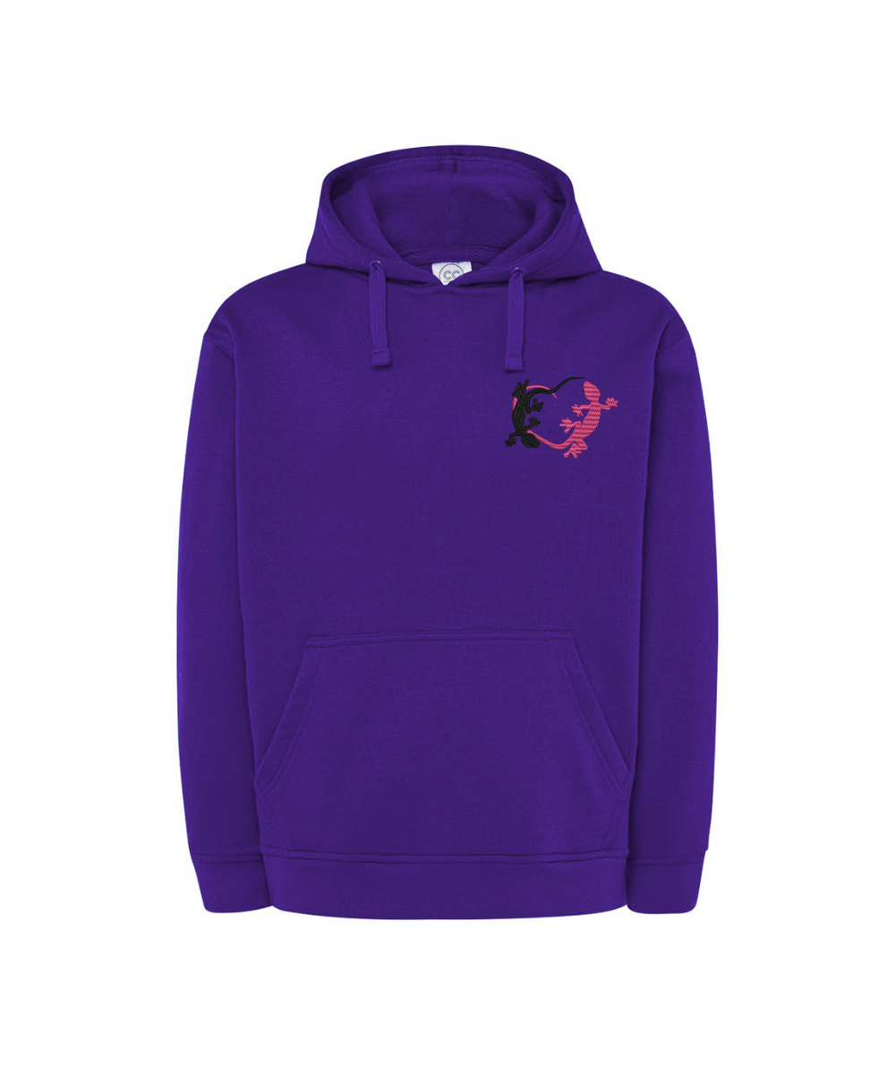 Bluza z haftem jaszczurek dla par