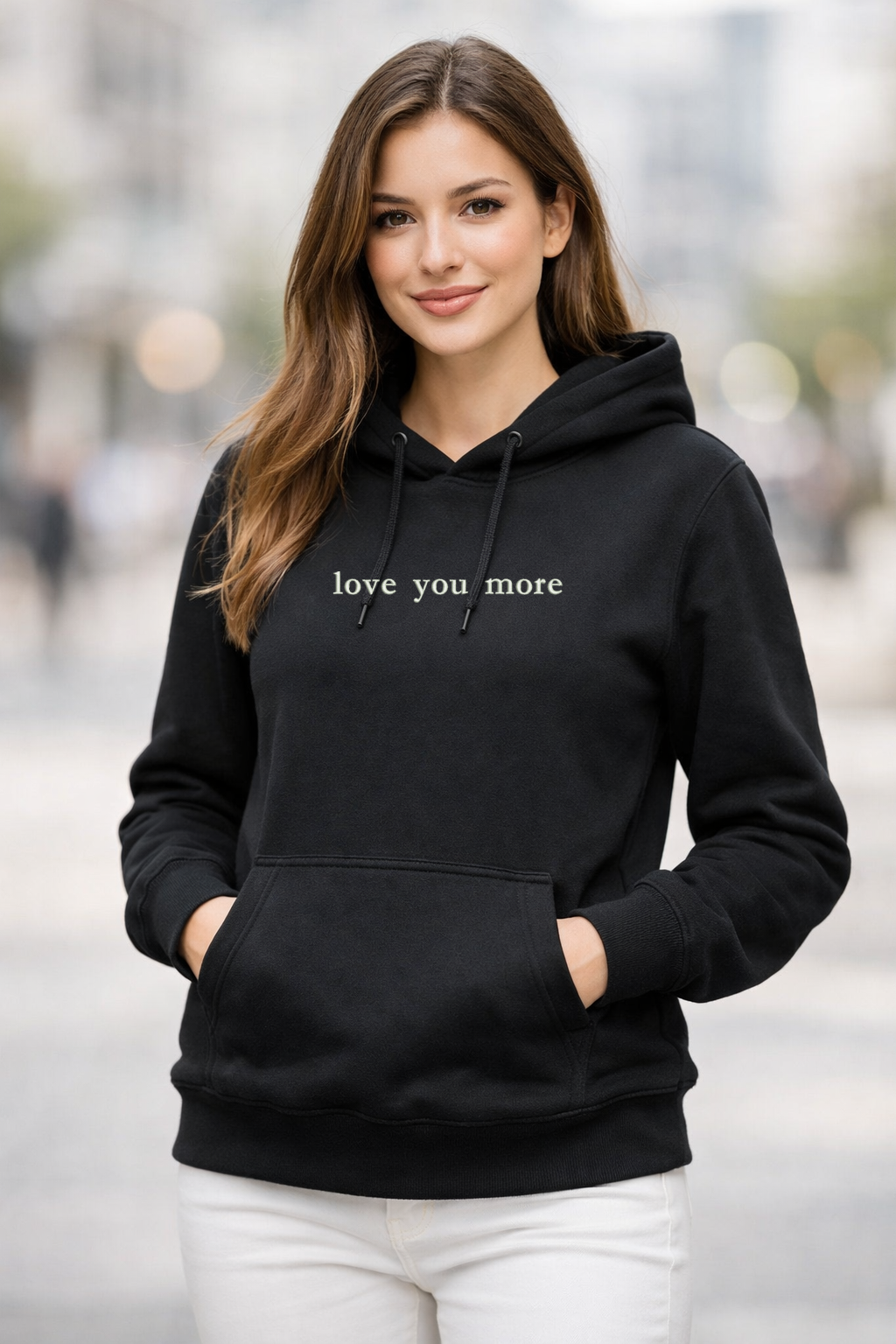 Bluza z haftem be my - CustomClothes.pl