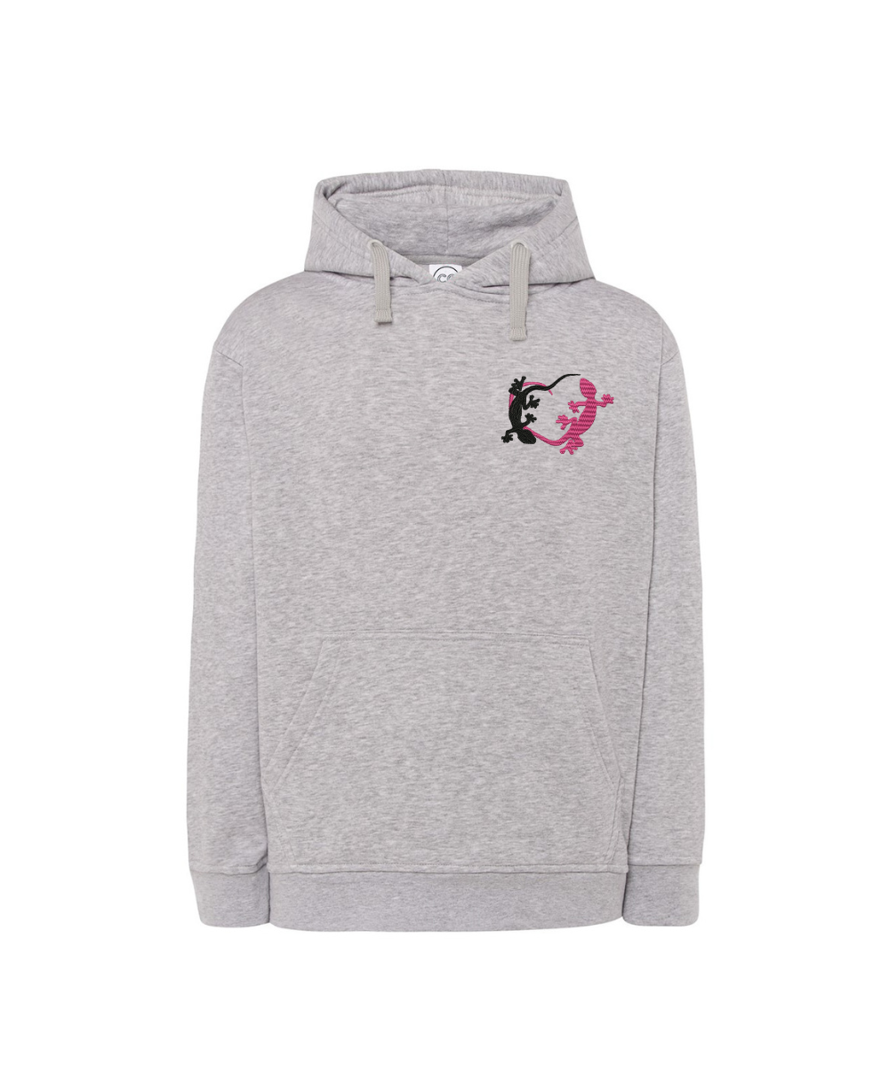 Bluza z haftem jaszczurek dla par