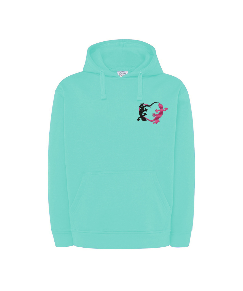 Bluza z haftem jaszczurek dla par