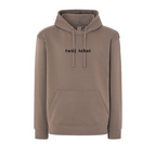 Personalizowana bluza z kapturem z małym własnym napisem - CustomClothes.pl