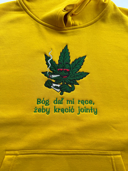 Bluza z haftem Liścia