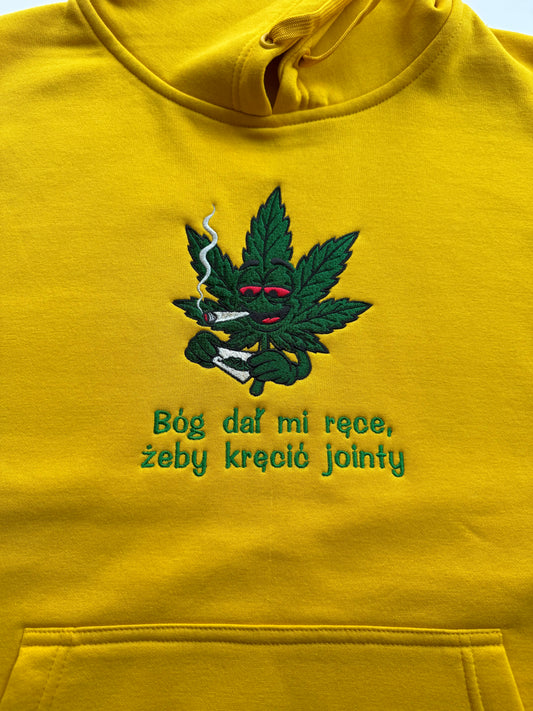 Bluza z haftem Liścia