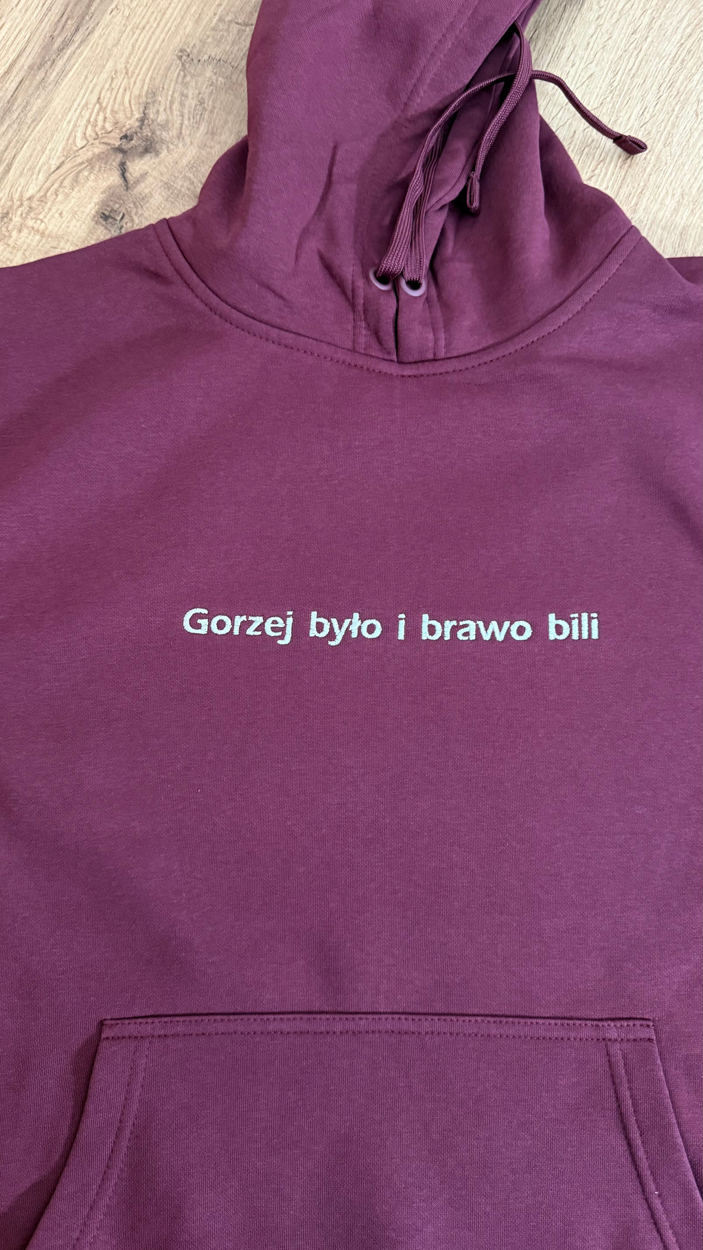 Bluza z haftem Gorzej Było i Brawo Bili - CustomClothes.pl