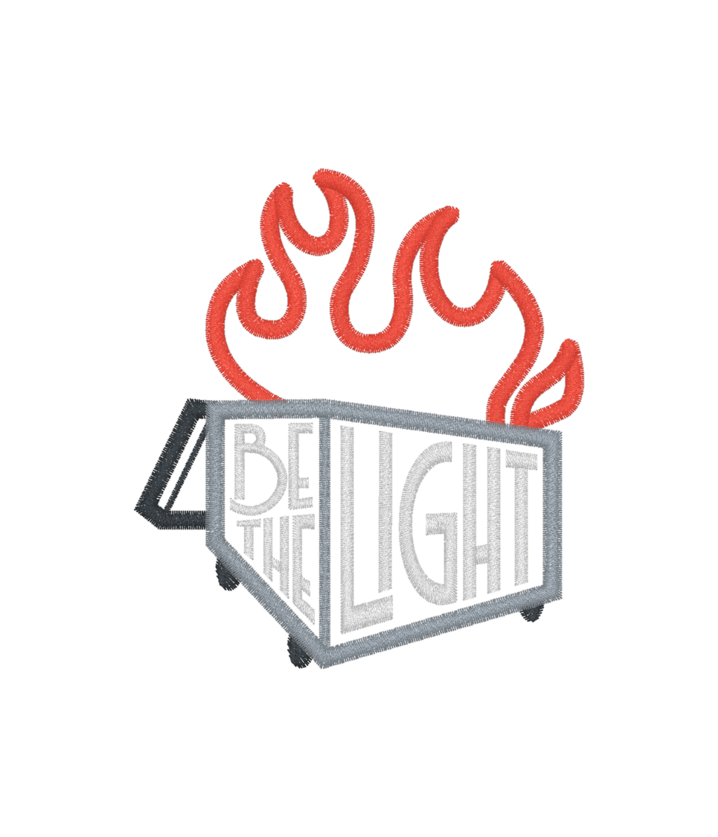 Bluza z haftem Be The Light – bluza be the light dostępna w wielu rozmiarach