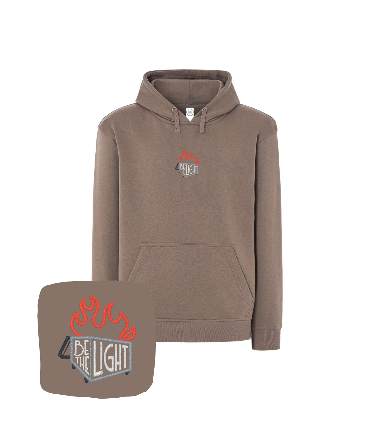 Bluza z haftem Be The Light – personalizowana bluza be the light, idealny prezent