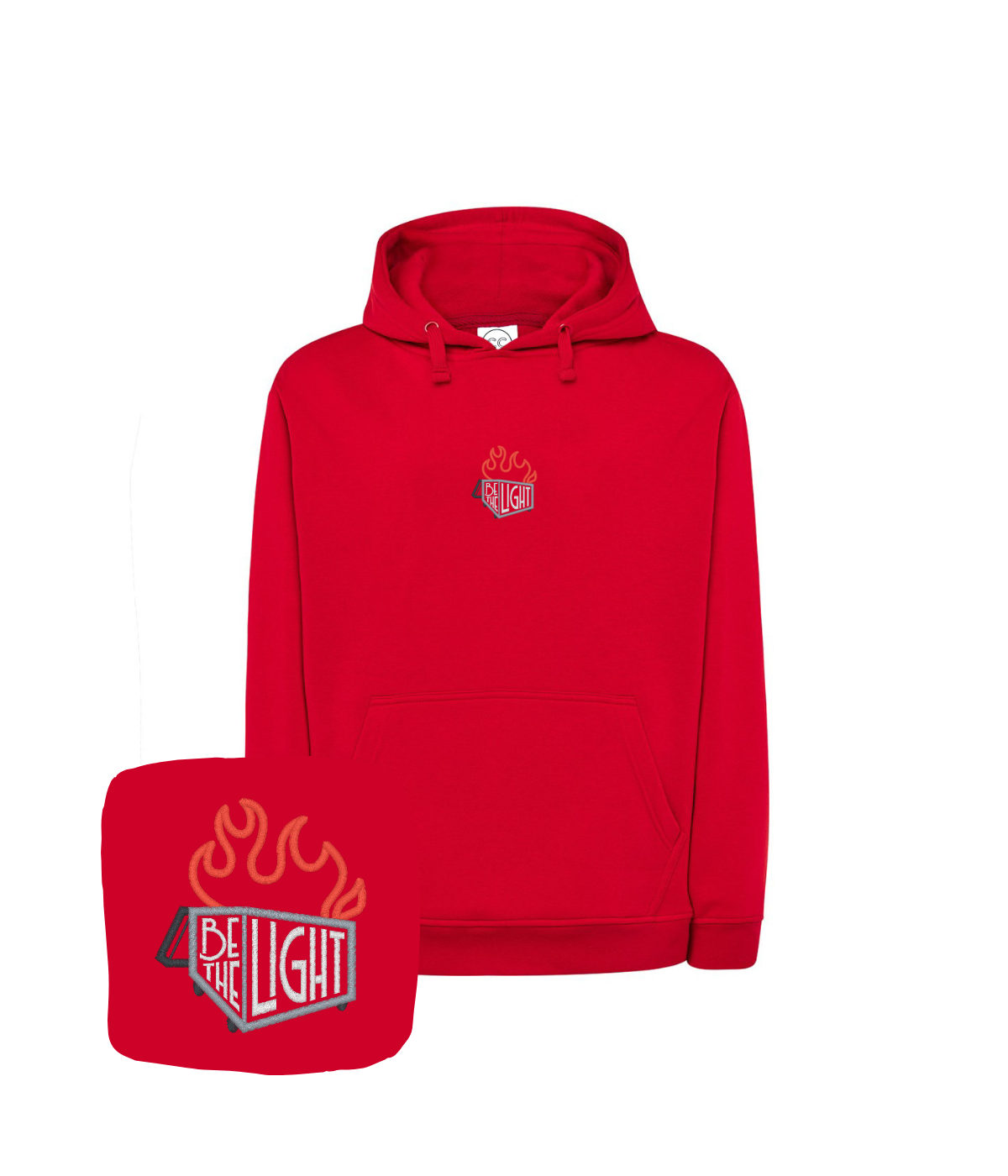 Bluza z haftem Be The Light – bluza be the light ręcznie zdobiona, limitowana seria