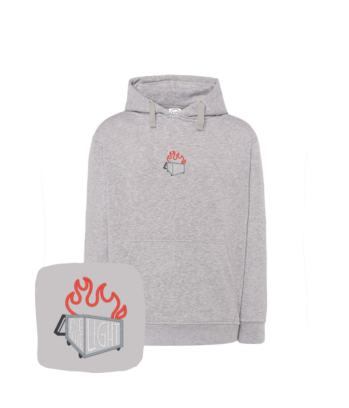 Bluza z haftem Be The Light – bluza be the light dostępna w wielu kolorach