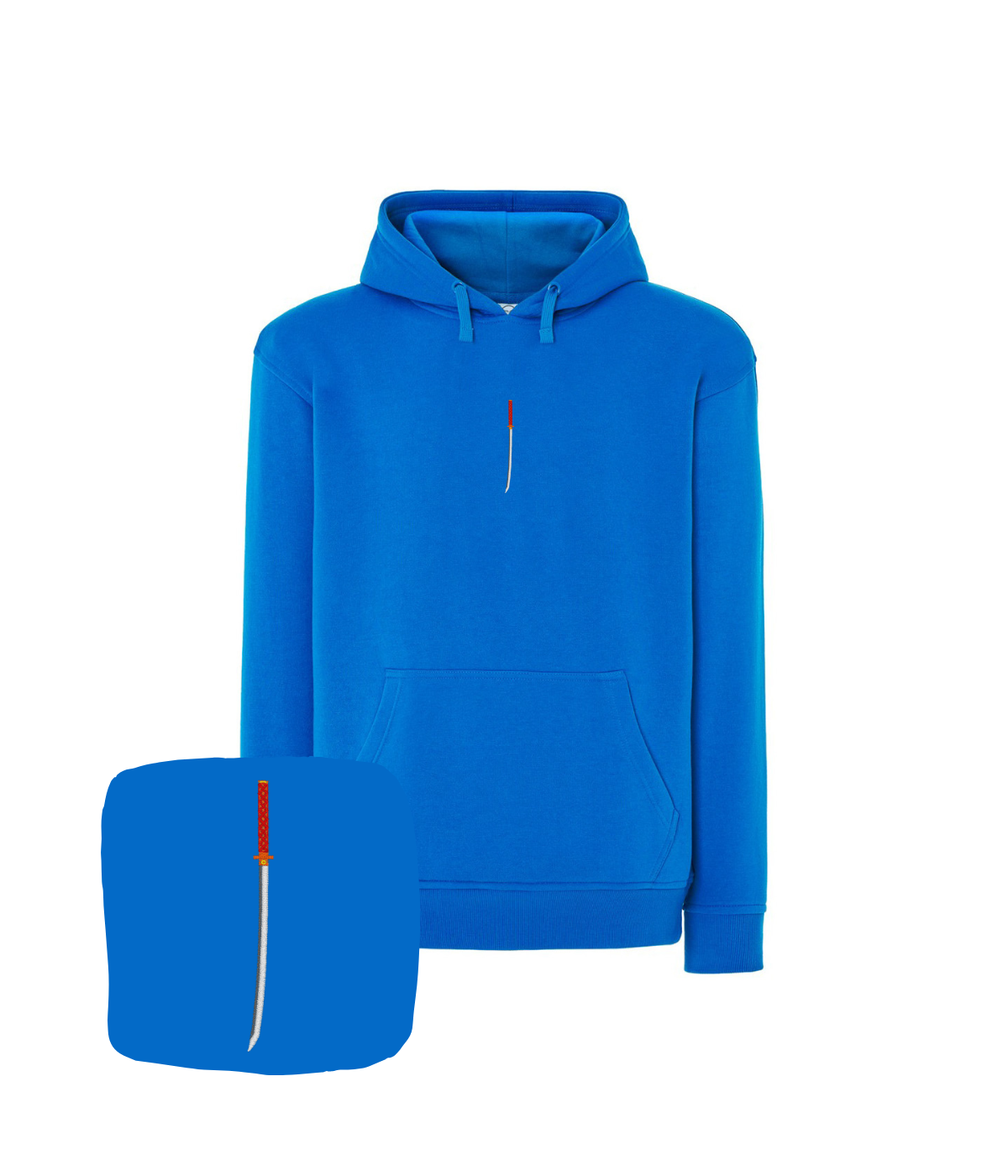 Bluza z haftem katany – bluza firmowa z haftem katana, profesjonalny wygląd
