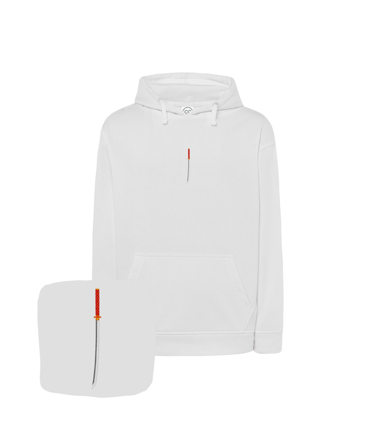 Bluza z haftem katany – bluza katana 190g bawełna, miękka i trwała