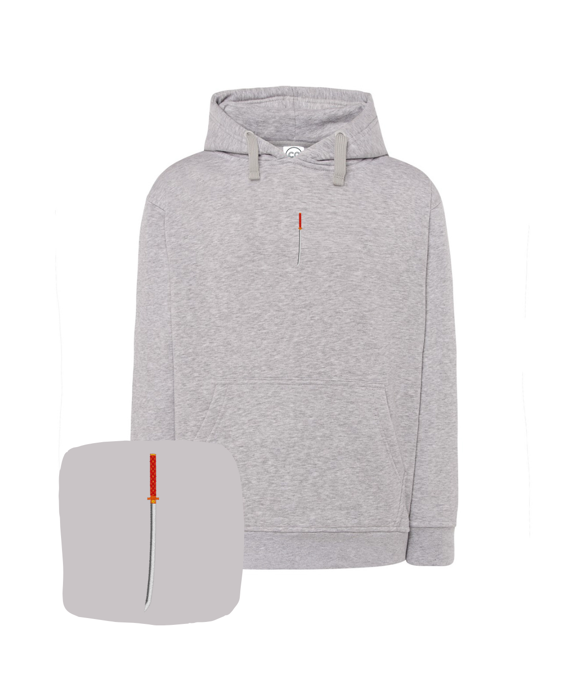 Bluza z haftem katany – bluza katana szybka wysyłka, polska produkcja
