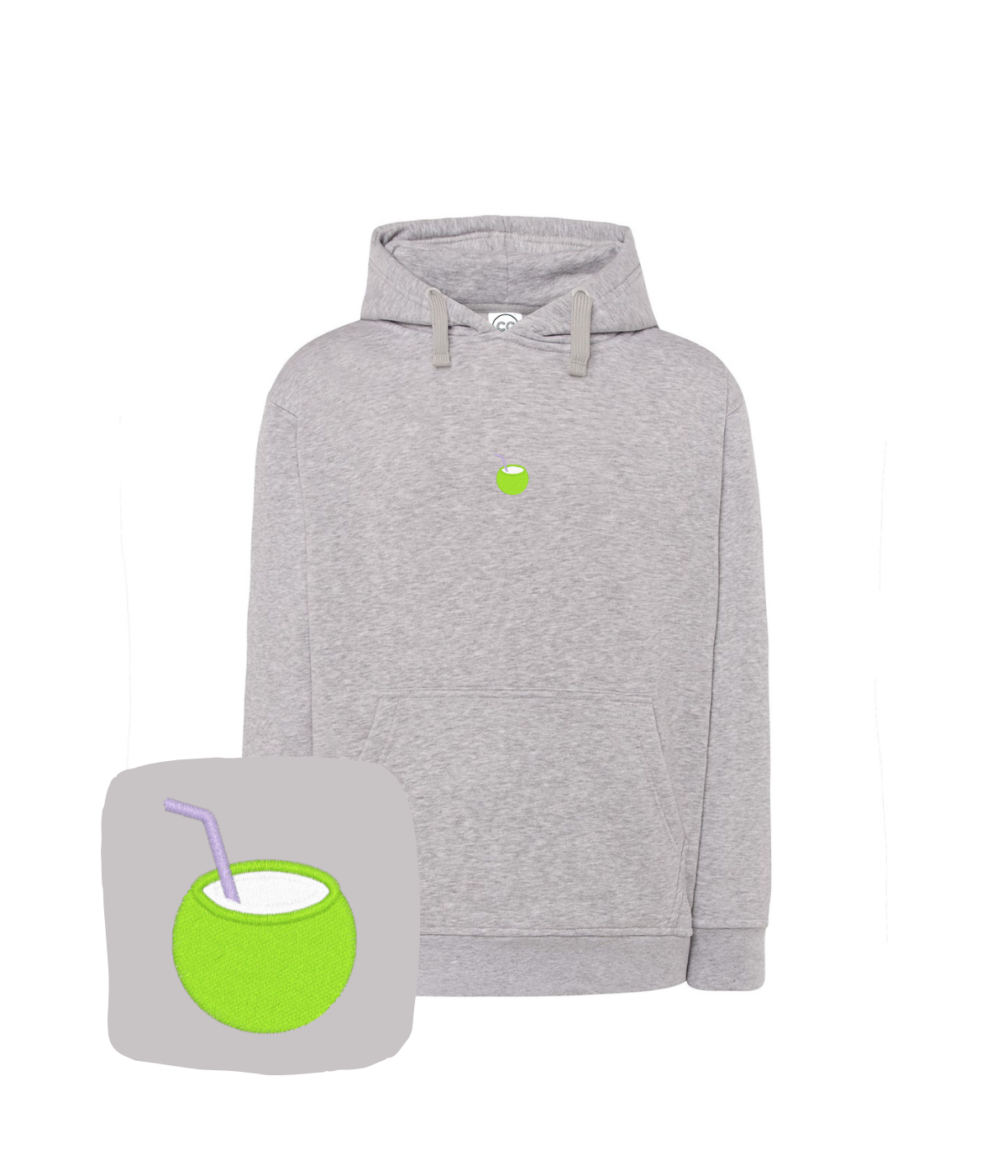 Bluza z haftem kokosa – bluza z precyzyjnym haftem kokos, wysokiej jakości nici