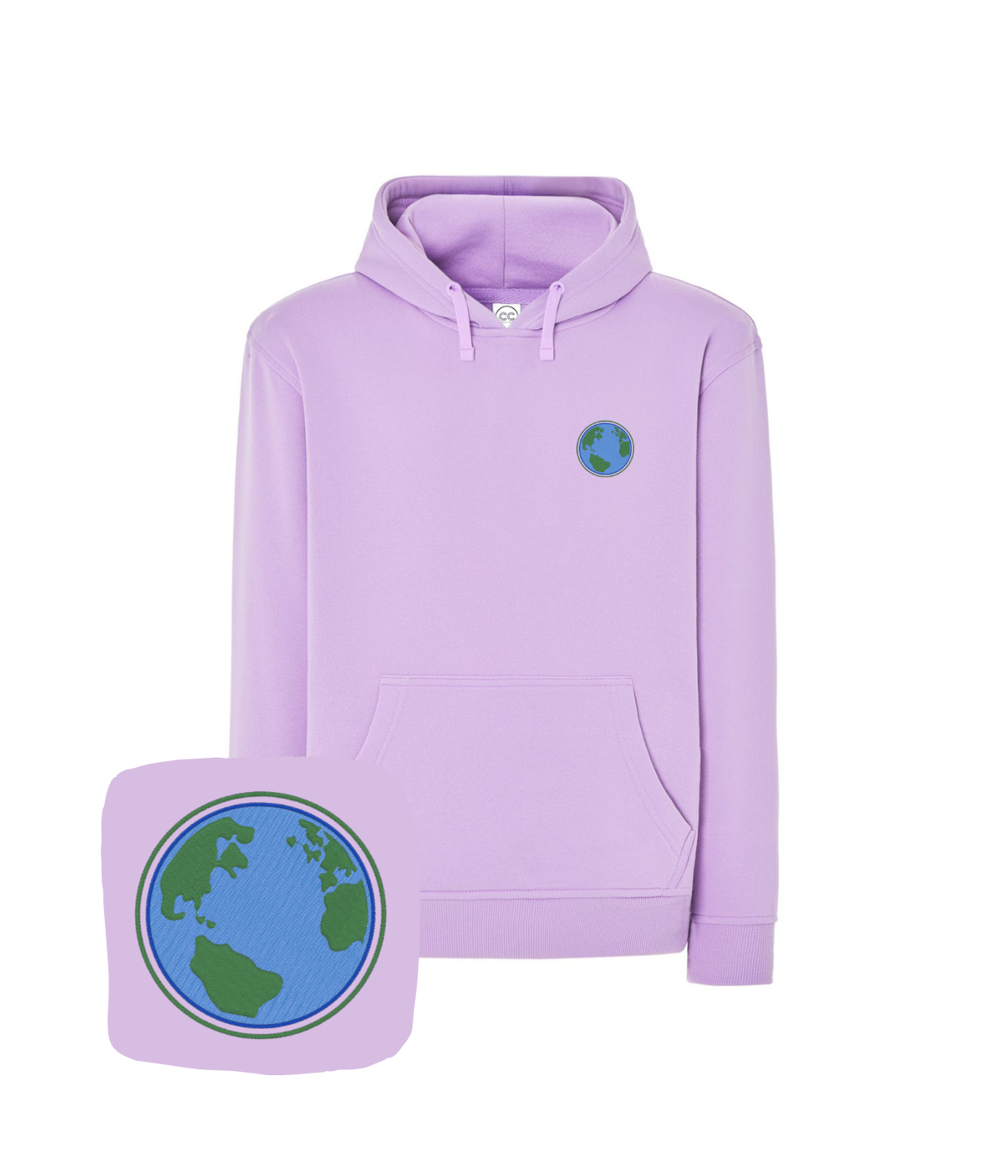 Bluza z haftem kuli ziemskiej – bluza kuli ziemskiej ręcznie zdobiona, limitowana seria
